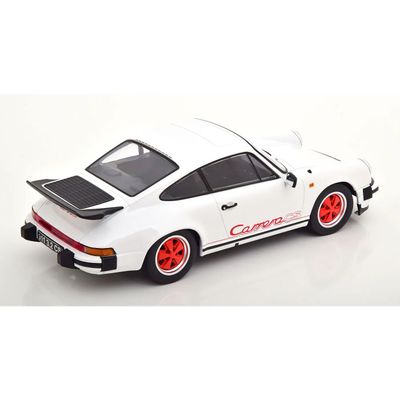 Porsche 911 Carrera Clubsport 1989 - Vit/Röd - KK-Scale 1:18