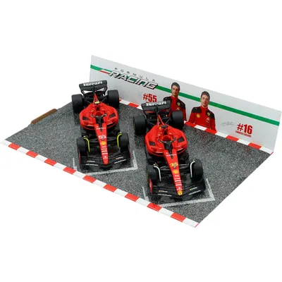 Ferrari SF-23 - 2-pack - Sainz och Leclerc - Bburago - 1:43