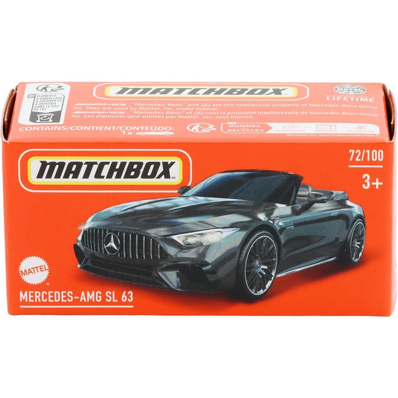 Mercedes-AMG SL 63 - Grå - Power Grab - Matchbox