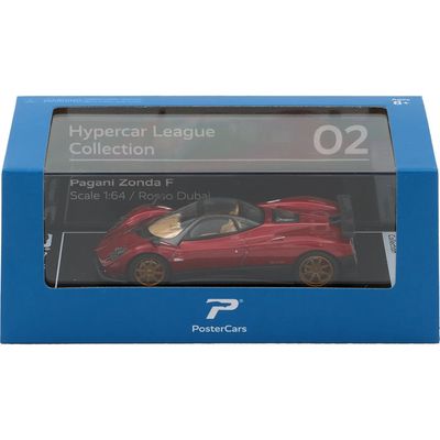 Pagani Zonda F - Röd - PosterCars - 1:64