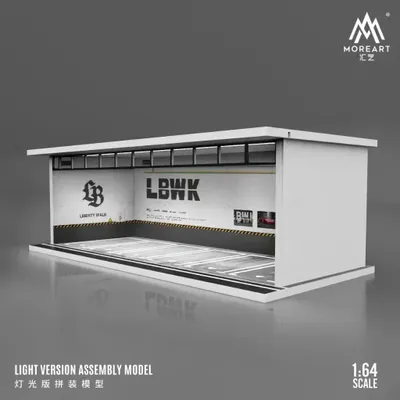LBWK (Liberty Walk) Parking Garage - LED-belysning - 1:64
