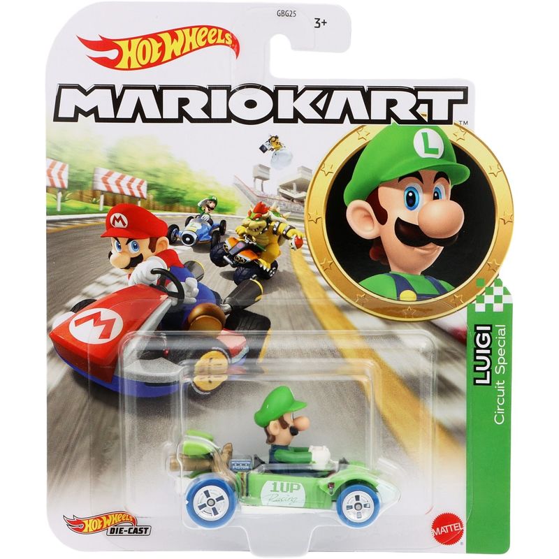 Luigi - Circuit Special - Mario Kart - Hot Wheels