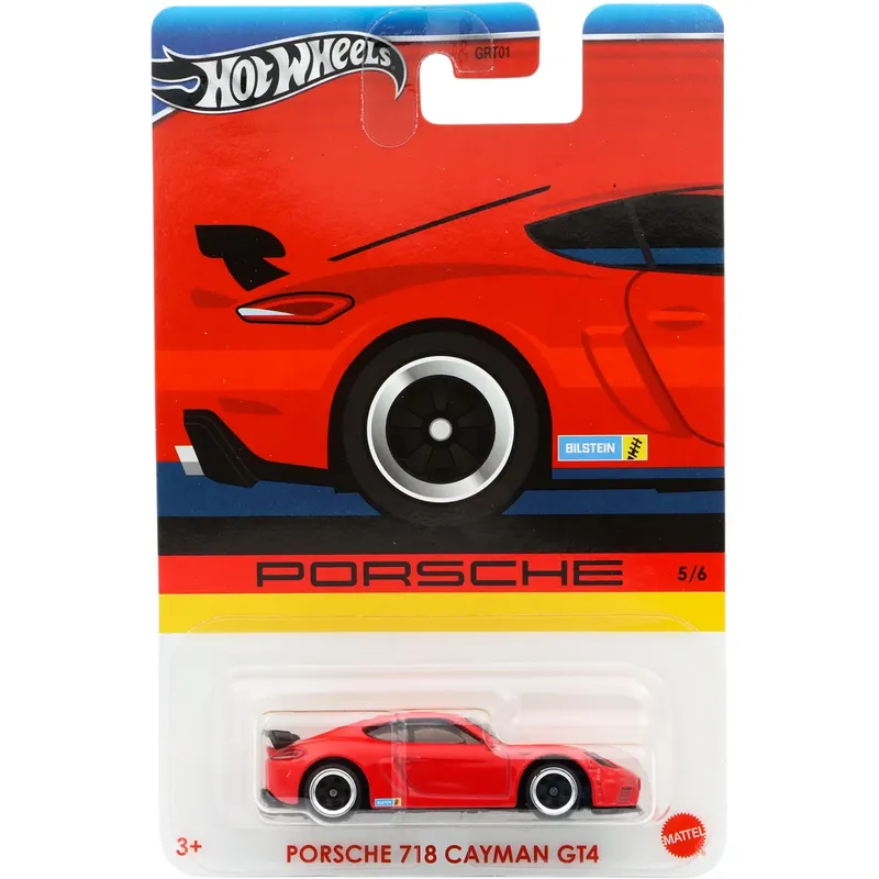 Porsche 718 Cayman GT4 - Röd - Porsche Series - Hot Wheels