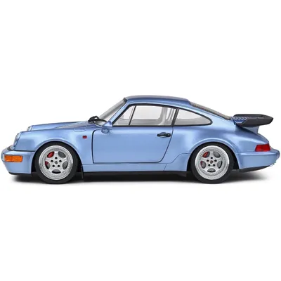 Porsche 911 (964) Turbo - 1990 - Blå - Solido - 1:18