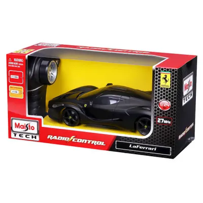 Ferrari LaFerrari - Svart - Radiostyrd Bil - Maisto - 21 cm