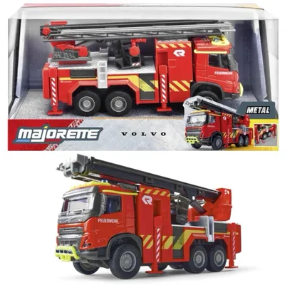 Volvo FMX Brandbil - Truck Fire Engine - Majorette - 19 cm