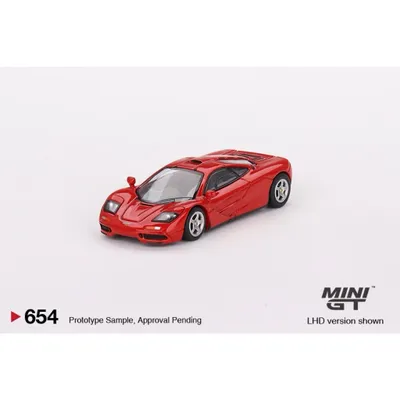 McLaren F1 - Röd - 654 - Mini GT - 1:64