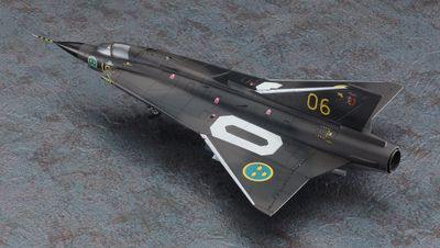 J35F Draken - Plastbyggmodell - E48 - Hasegawa - 1:72