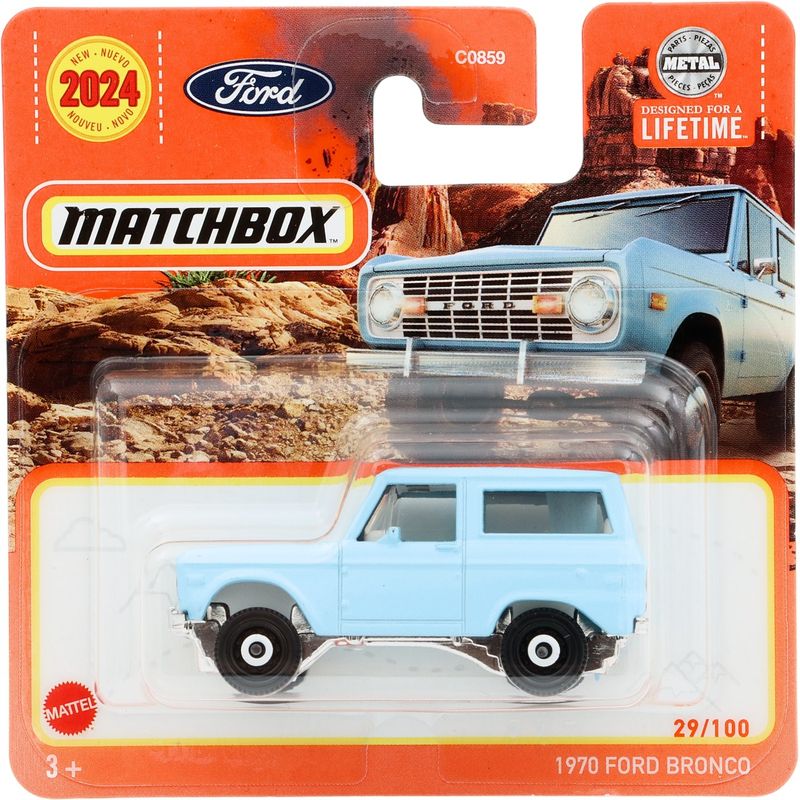 1970 Ford Bronco - Blå - Matchbox