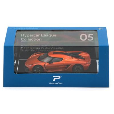 Koenigsegg Jesko Absolut - Orange - PosterCars - 1:64