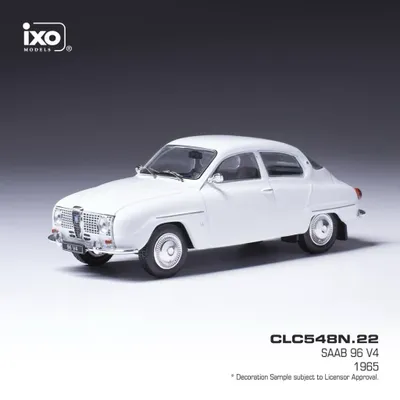 Saab 96 V4 - 1965 - Vit - Ixo Models - 1:43