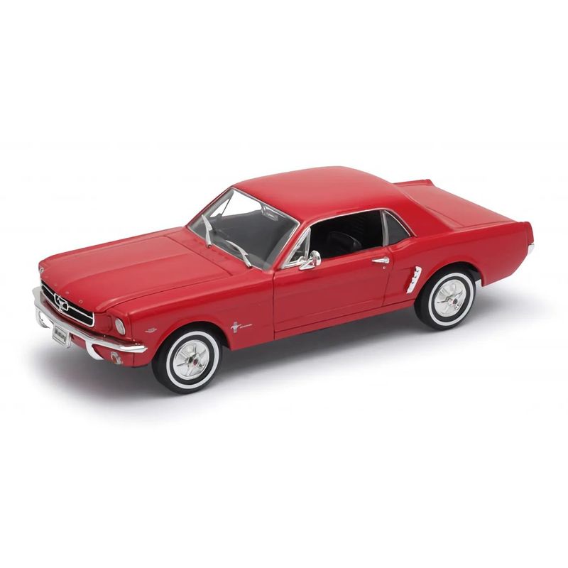 1964 1/2 Ford Mustang Coupe - Röd - Welly - 1:24