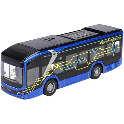 MAN Lion's City 10 E - Elektrisk Bybus - Majorette - 22 cm