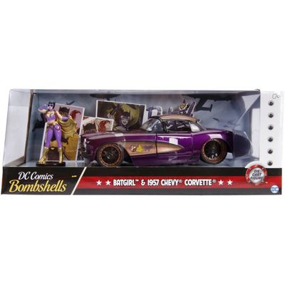 Batgirl & 1957 Chevrolet Corvette - Jada Toys - 1:24