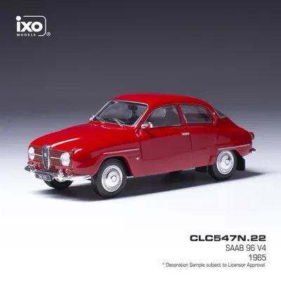 Saab 96 V4 - 1968 - Röd - Ixo Models - 1:43