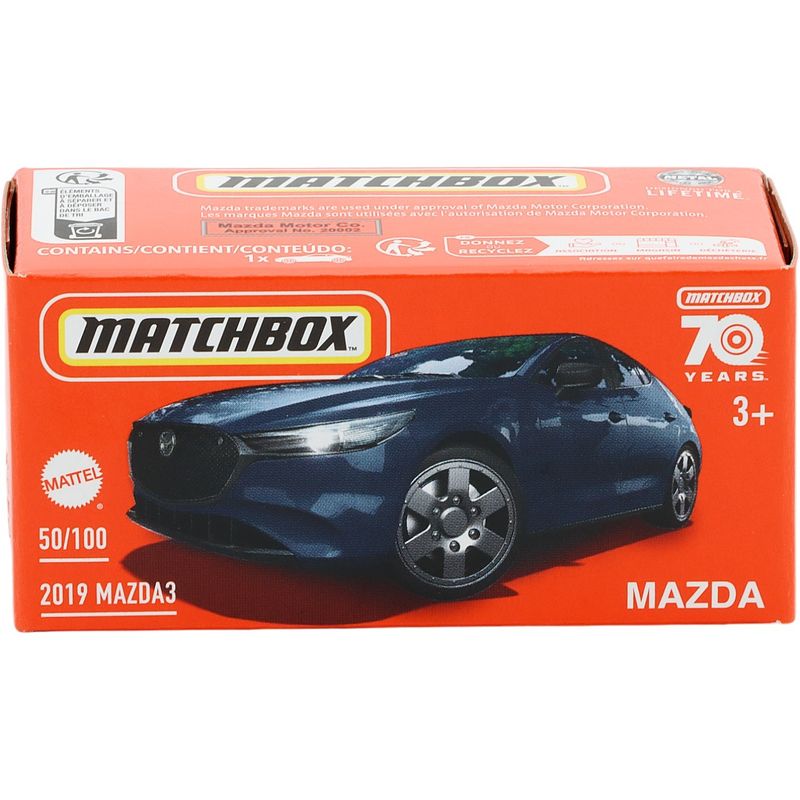 2019 Mazda3 - Blå - Power Grab - Matchbox
