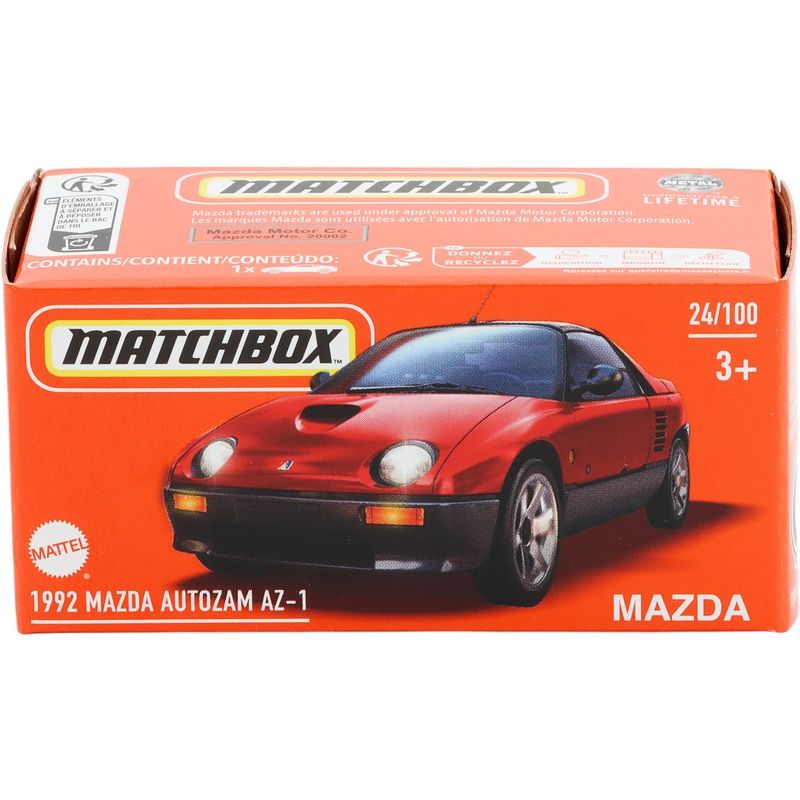 1992 Mazda Autozam AZ-1 - Röd - Power Grab - Matchbox