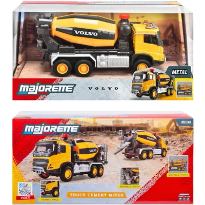 Volvo FMX Cementbil - Truck Cement Mixer - Majorette - 19 cm