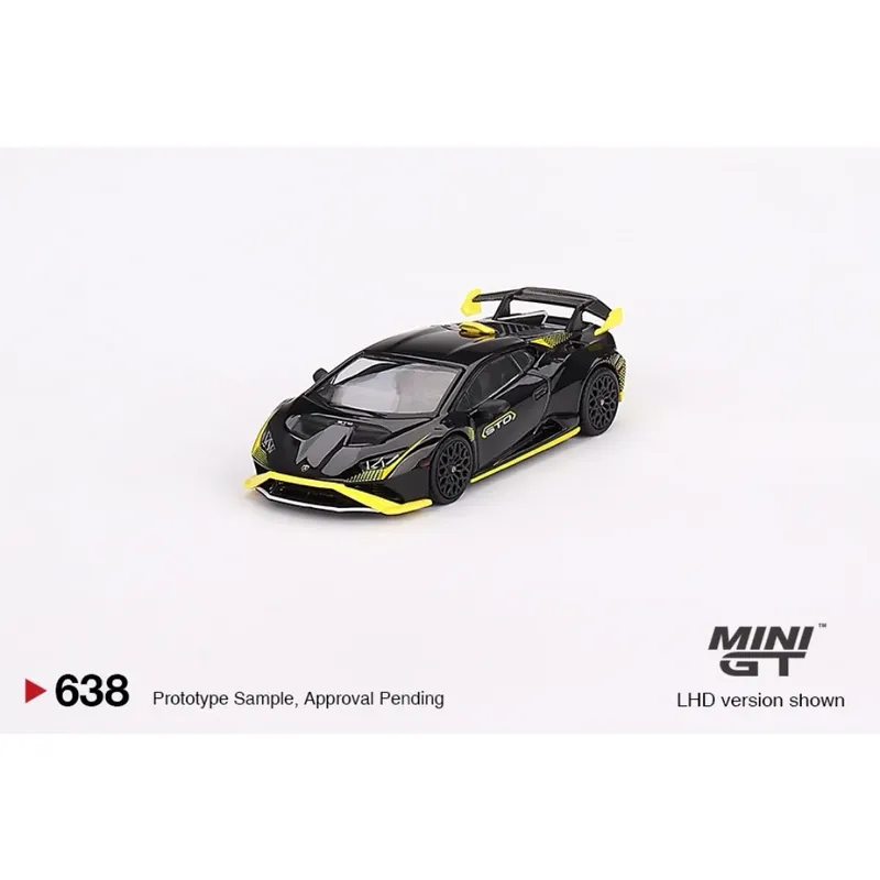 Lamborghini Huracán STO - Svart - 638 - Mini GT - 1:64