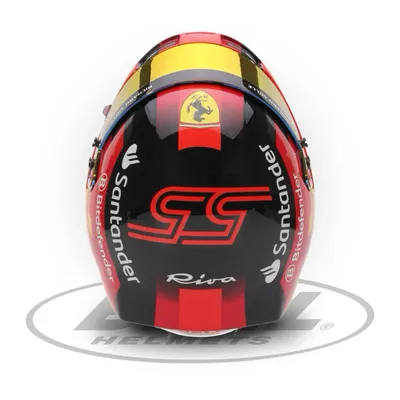 Hjälm - Carlos Sainz - Ferrari - 2024 - Bell Helmets - 1:2