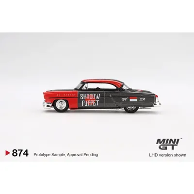 Lincoln Capri Hot Rod 1954 - Shadow Puppet - Mini GT - 1:64