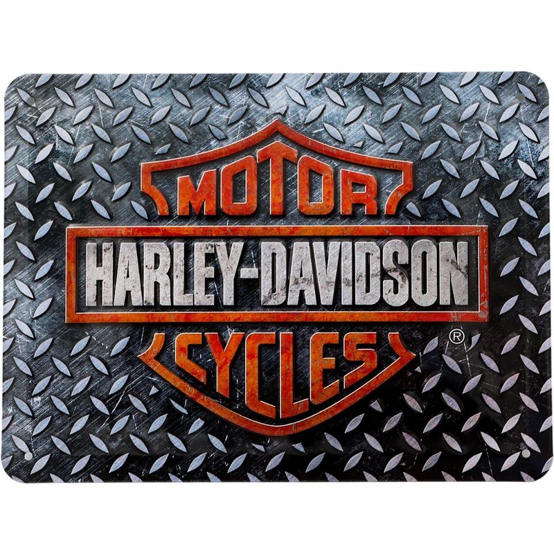 Harley-Davidson - Motor Cycles - Plåtskylt - 20x15 cm