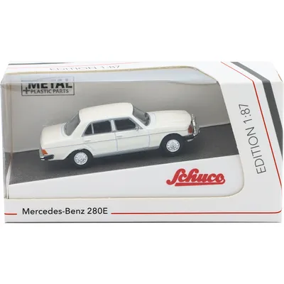 Mercedes-Benz 280E (W123) - 1975 - Vit - Schuco - 1:87