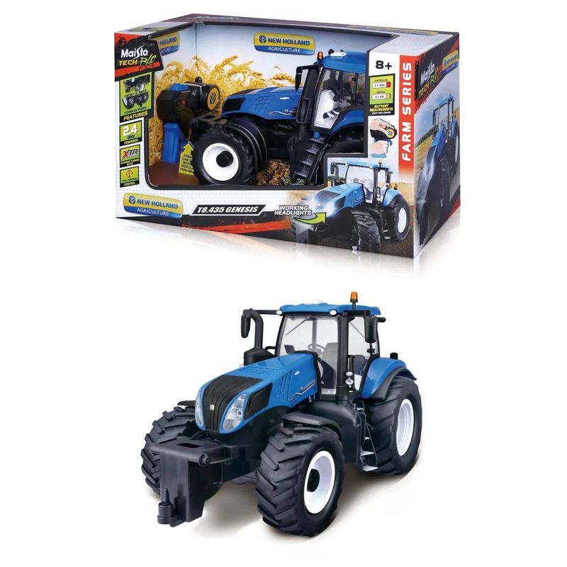 New Holland - Radiostyrd traktor - Tech R/C - Maisto - 1:16
