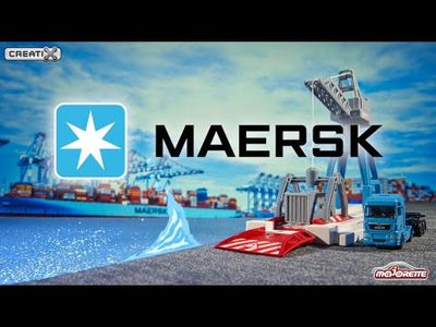 MAERSK - Logistic Freight Ship - Creatix - Majorette