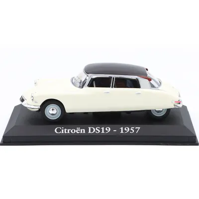 Citroën DS19 - 1957 - Vit - Atlas Editions - 1:43