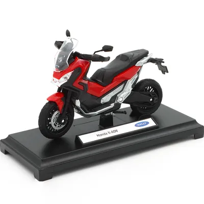 Honda X-ADV - Motorcykel - Röd - Welly - 1:18 - 11 cm
