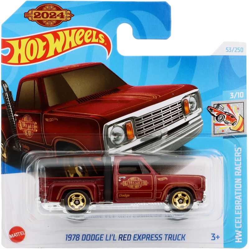 1978 Dodge Li'l Red Express Truck - Röd - Hot Wheels