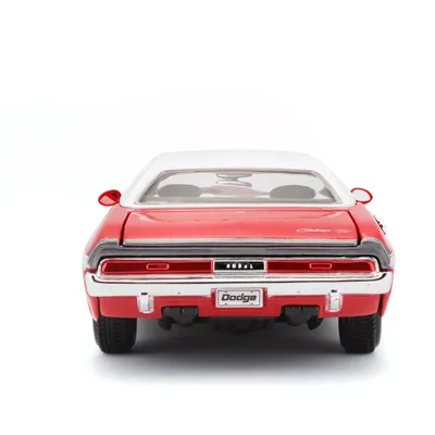 1970 Dodge Challenger R/T Coupe - Röd - Maisto - 1:24