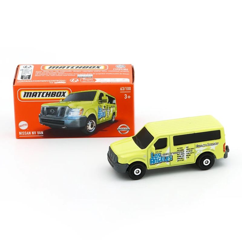 Nissan NV VAN - Limegrön - Power Grab - Matchbox