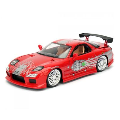 Dom's Mazda RX-7 - Röd - Fast & Furious - Jada Toys - 1:24