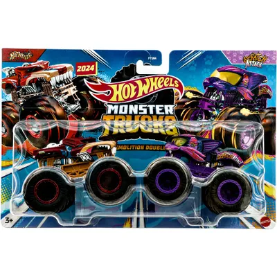 Hotweiler + Scratch Attack - Monster Trucks - Hot Wheels