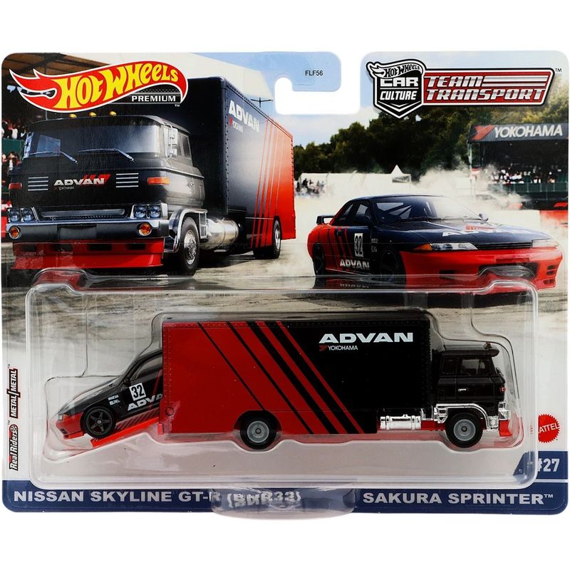 Nissan Skyline GT-R (BNR32) + Sakura Sprinter - Hot Wheels