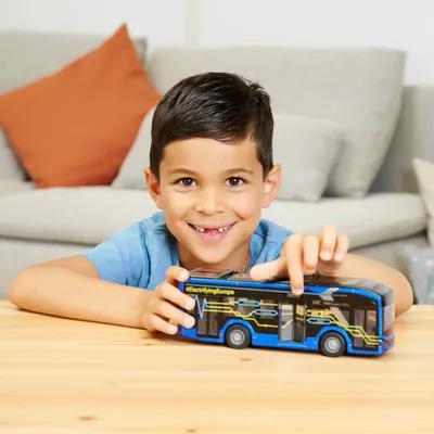 MAN Lion's City 10 E - Elektrisk Bybus - Majorette - 22 cm