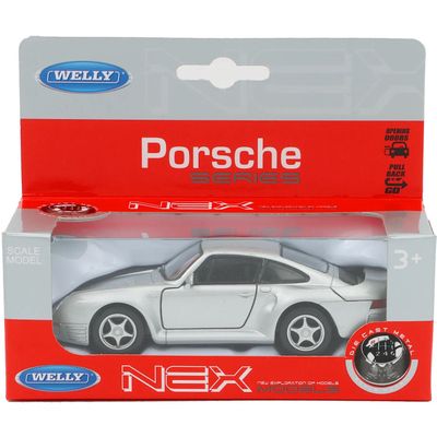 Porsche 959 - Silver - Welly - 12 cm