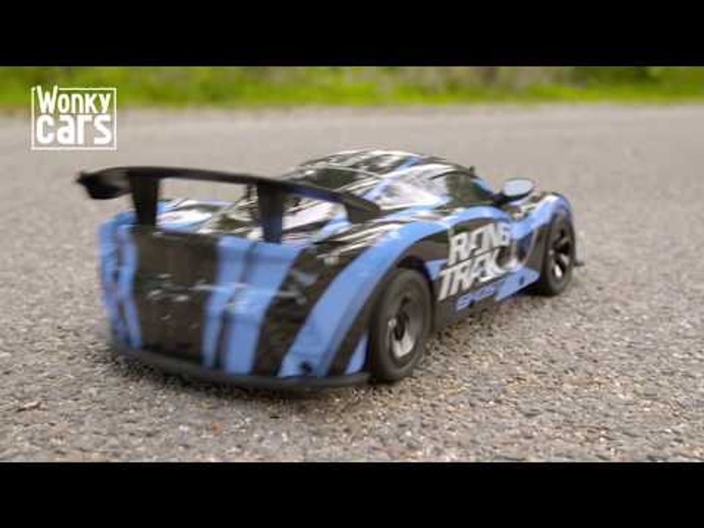 Cheetah Drift Racer - Radiostyrd driftbil - Wonky Cars - Blå