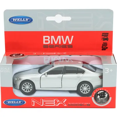 BMW 535i - Silver - Welly - 12 cm