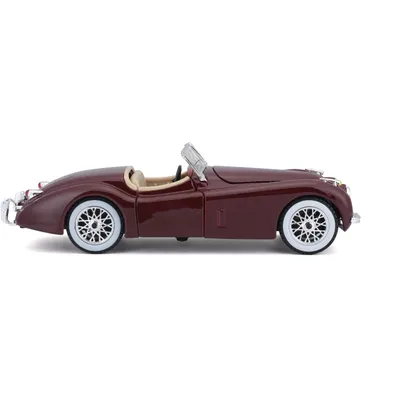 Jaguar XK 120 Roadster - 1951 - Vinröd - Bburago - 1:24