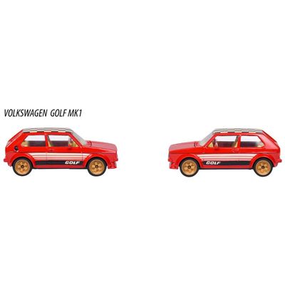 VW Golf GTi MK 1 - Röd - The Originals - Deluxe - Majorette