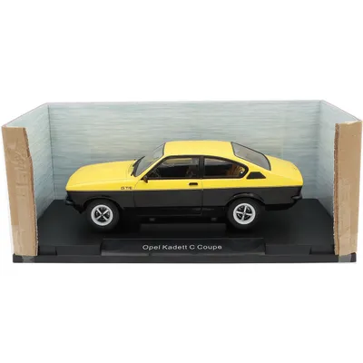 Opel Kadett C Coupé GT/E - Gul / Svart - 1975 - MCG - 1:18