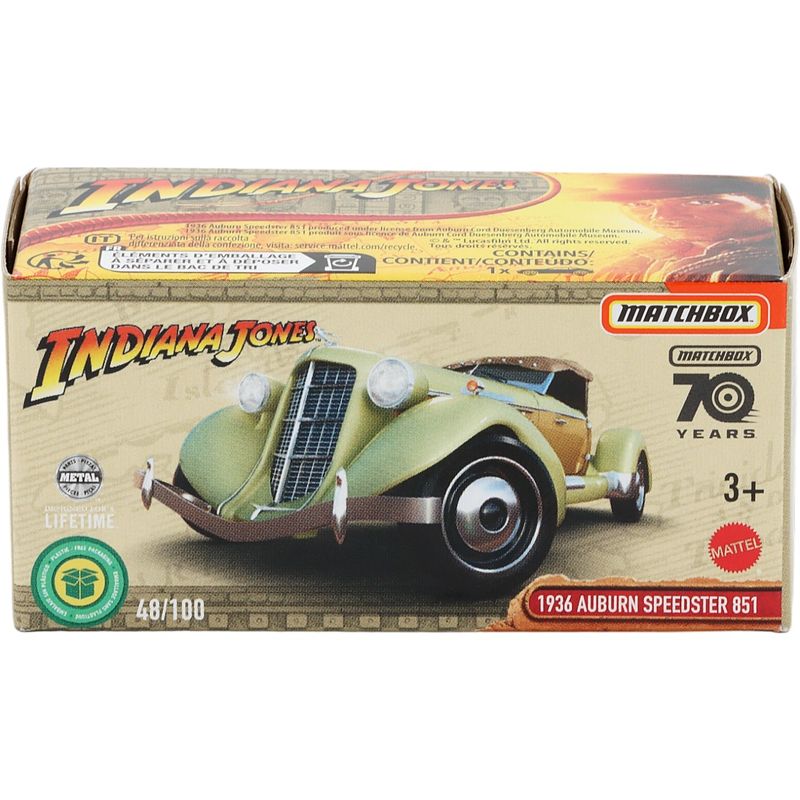 1936 Auburn Speedster 851 - Indiana Jones - PG - Matchbox