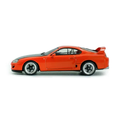 Toyota Supra MKIV 2JZ (A80) - 2001 - Orange / Svart - Solido - 1:43