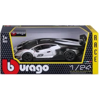 Lamborghini Essenza SCV12 - Vit / Svart - Bburago - 1:24