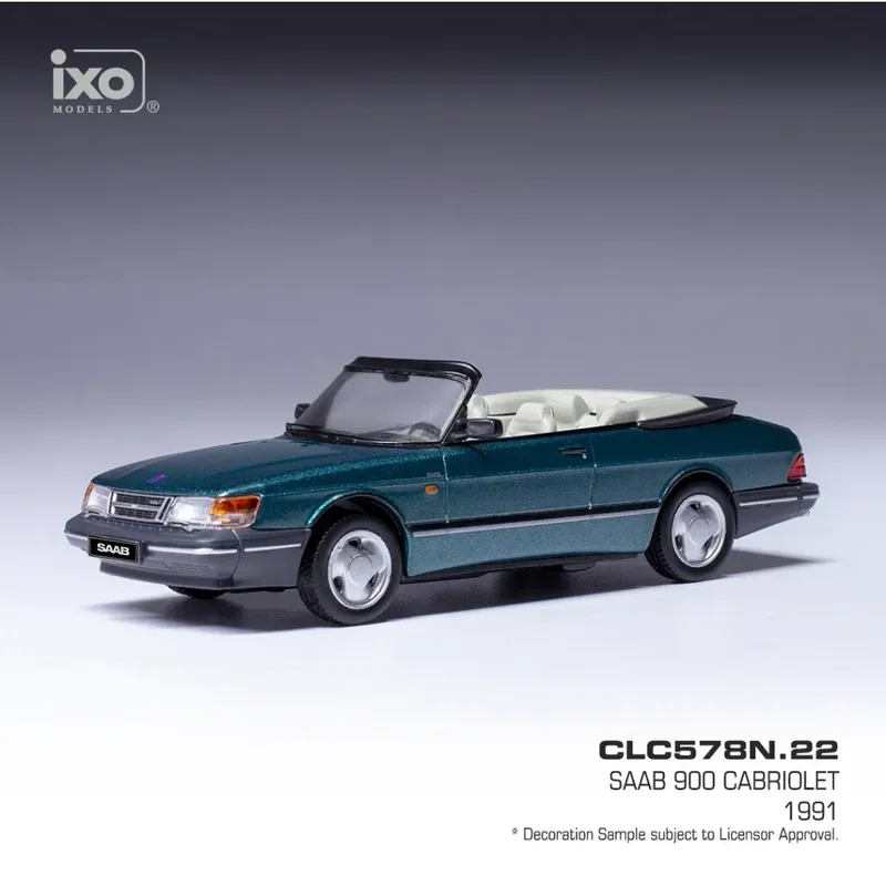 Saab 900 Cabriolet - 1991 - Grön - Ixo Models - 1:43