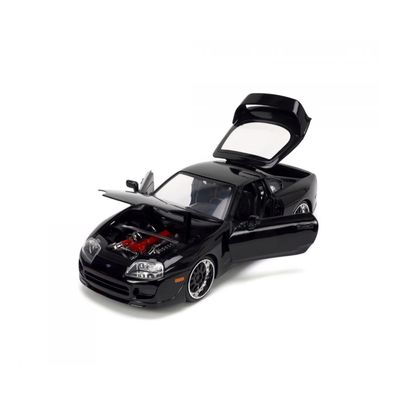 1995 Toyota Supra - Fast & Furious - Svart - Jada Toys 1:24