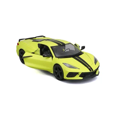 2020 Chevrolet Corvette Stingray Coupe Z51 - Gul - Maisto - 1:24